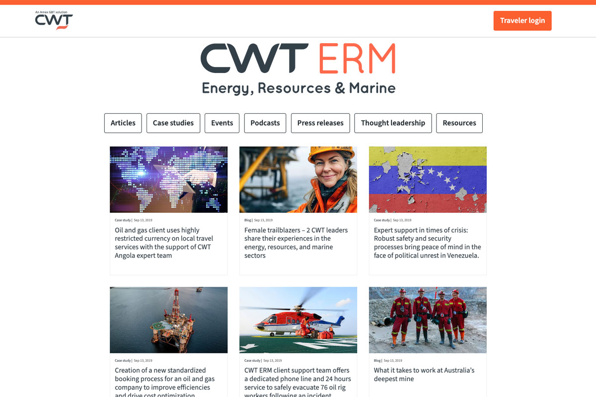 CWT Energy, Resources & Marine rebrand